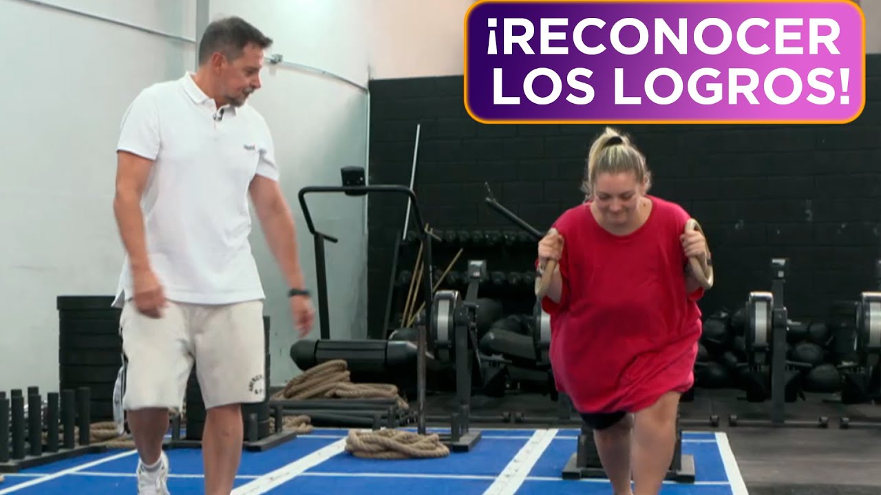 Bajó 56 kilos: Melina volvió a cargar su peso inicial en un ejercicio físico propuesto por Verón