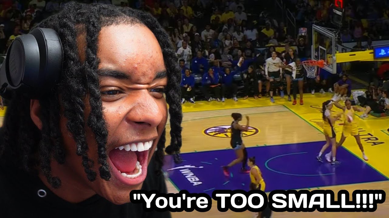 ANGEL THEY'RE TOO LITTLE!!! Angel Reese DROPS NEAR TRIPLE-DOUBLE to lead Sky past Sparks | REACTION