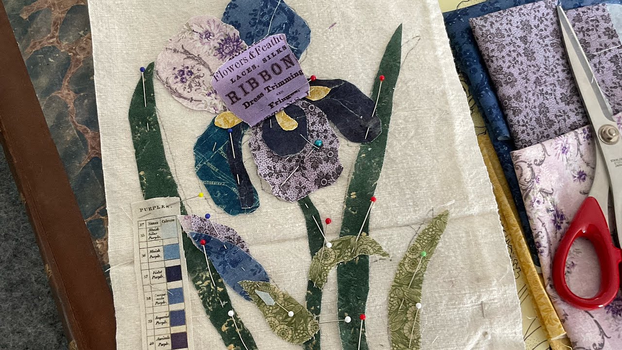 Часть 13 / Том 2. Ботаническая красота. Цветы. Голландский ирис. #slowstitchedflowers #timholtz