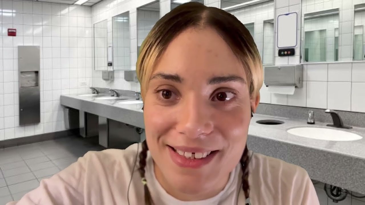 Nerdy Girl Gives Makeover in the School Bathroom ASMR