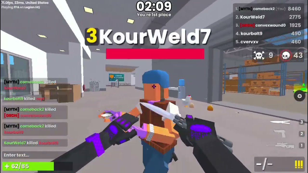 Crazy Sniper Gameplay #kour.io