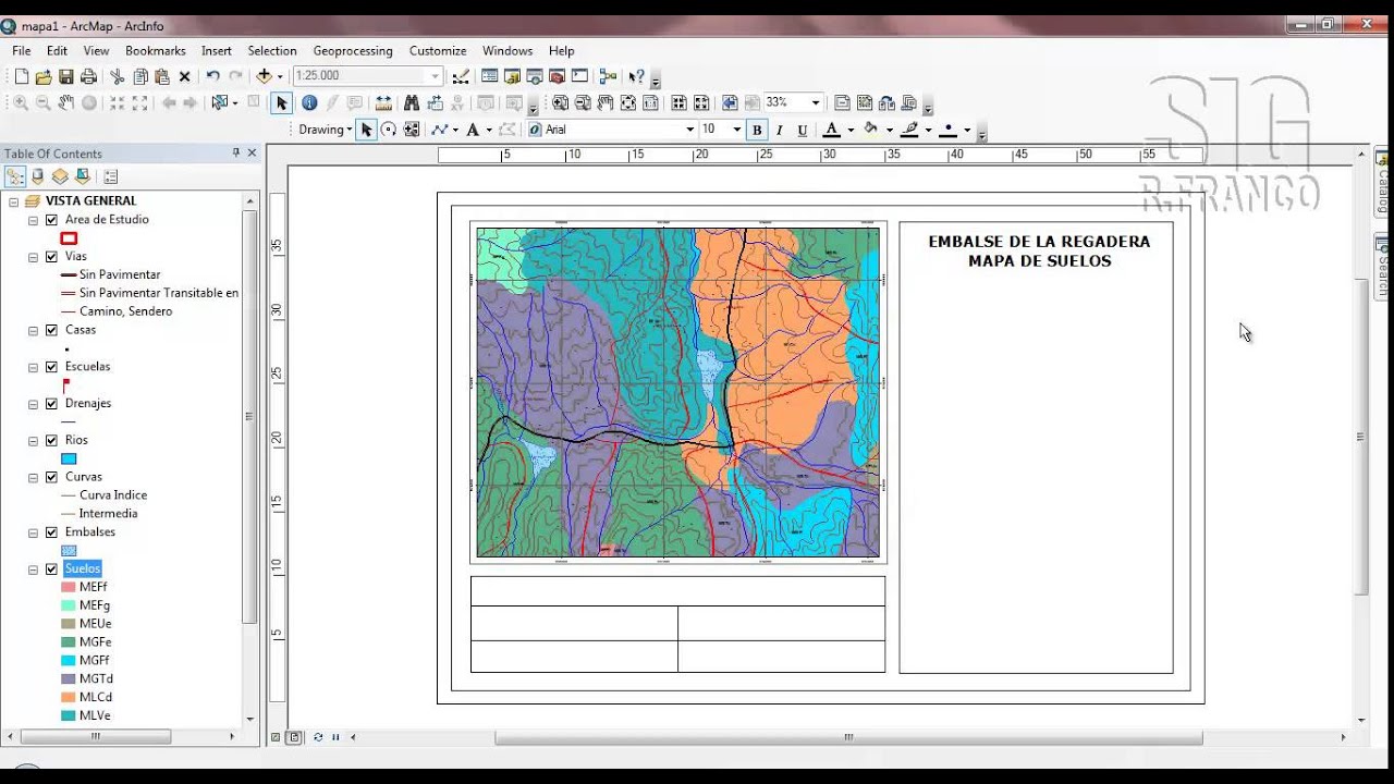 Tutorial ARCGIS Cap.5-04 Layout Título y textos
