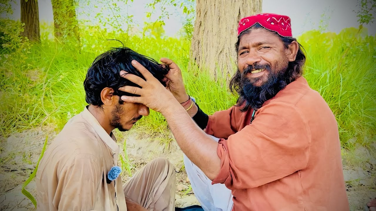 ASMR || RELAXING MASSAGE AFTER HEAVY WORK IN FEILDS || FARMER NEEDS SOME RELAXATION || BABA BANGALI