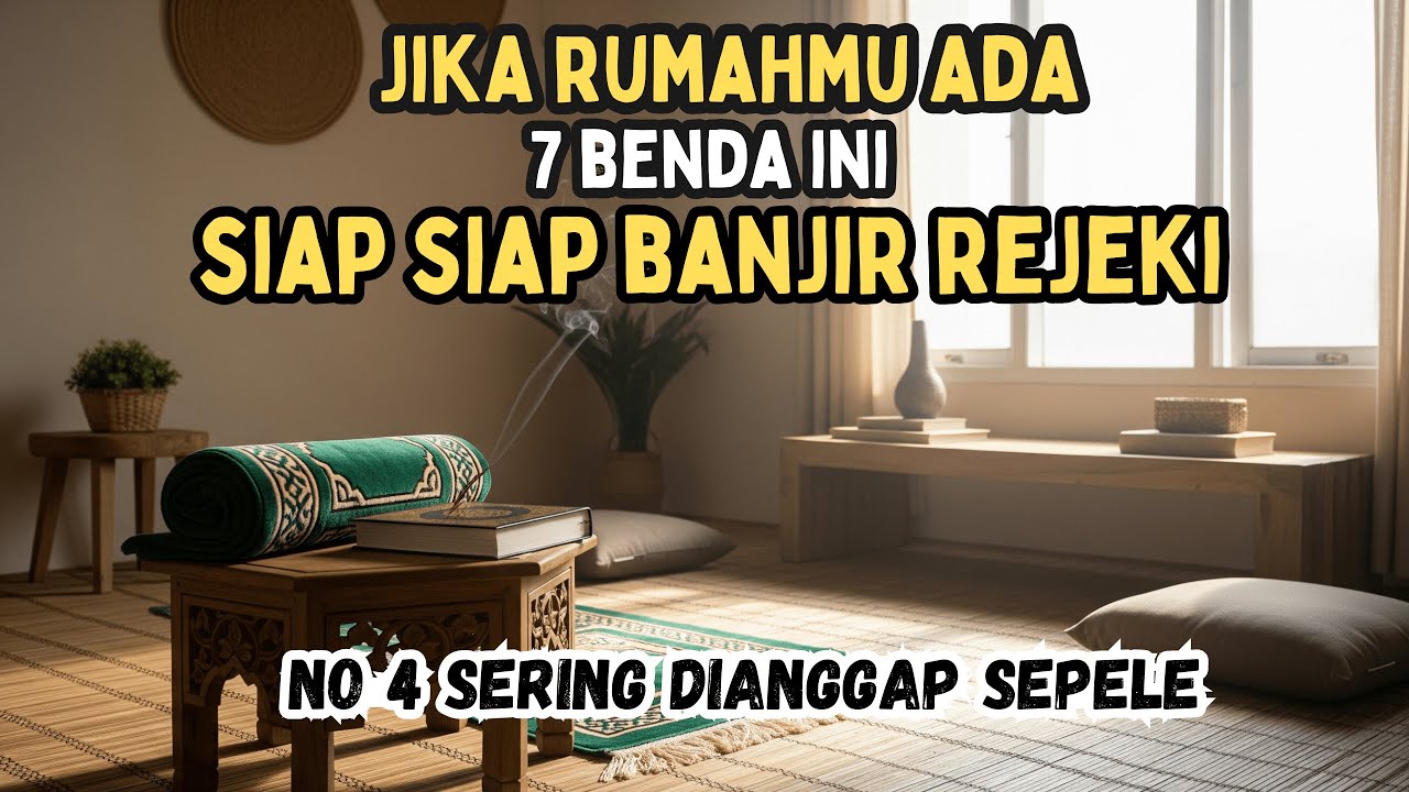 7 Benda di Rumah yang Disukai Malaikat Pembawa Rezeki – Bikin Rumah Dipenuhi Berkah dan Ketenangan!