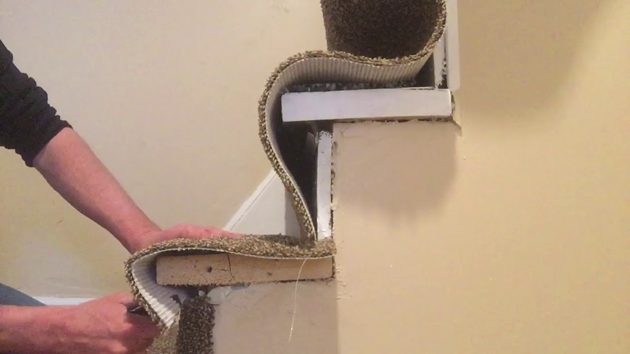 How to carpet an open staircase carpettoolz.com