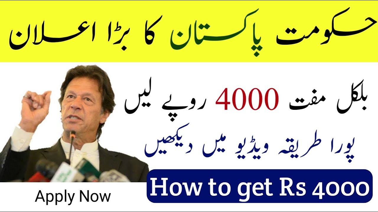 Insaaf imdad get 4000 Rs at home | How to apply insaf imdad Program form