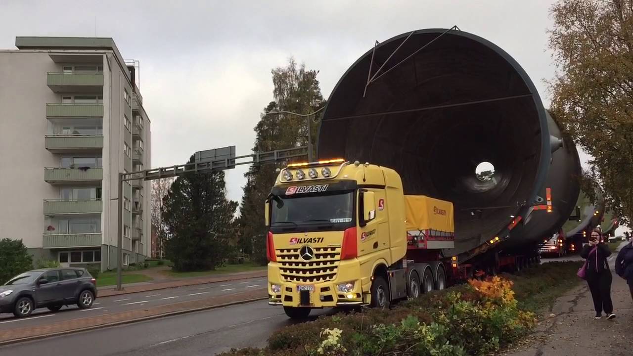 Jättikuljetus Äänekoskelle 29.9.20165