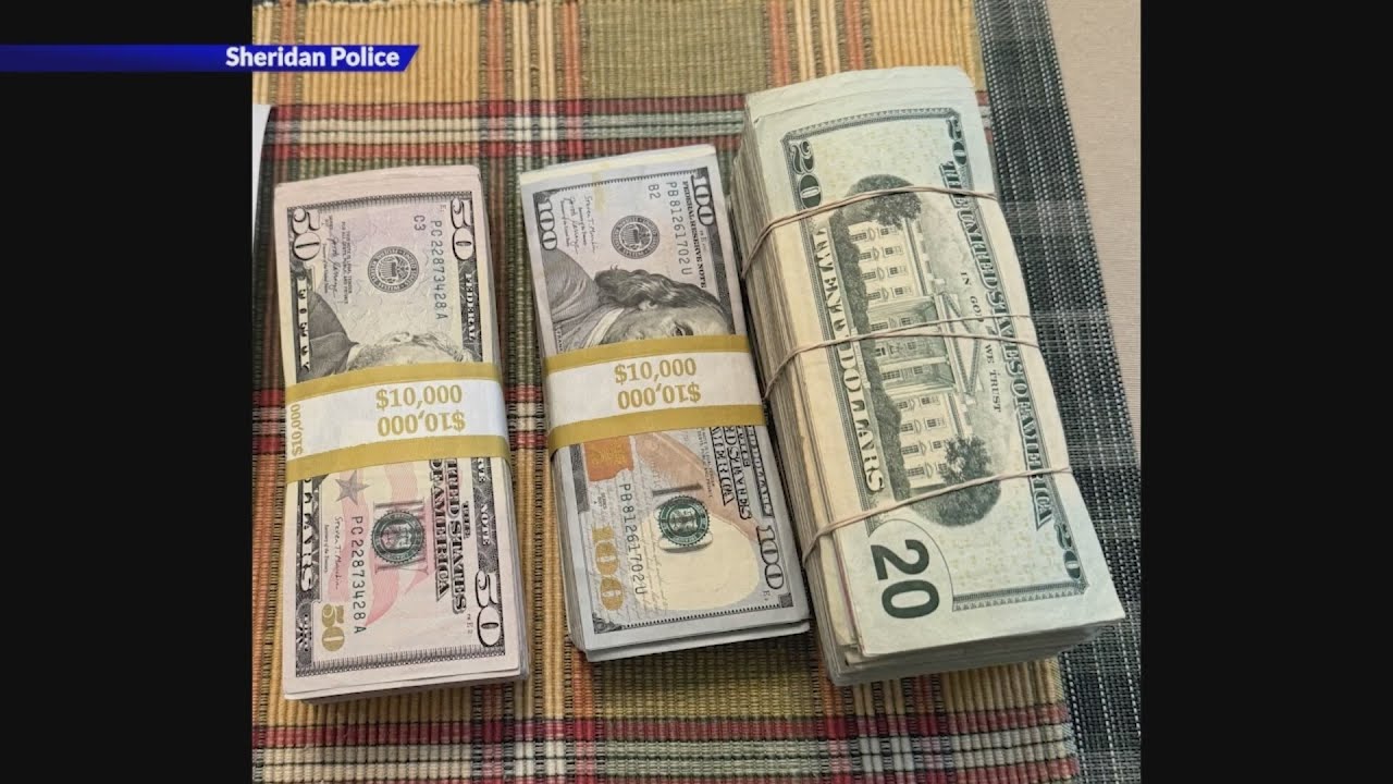 Sheridan police recover $30K in cash for scam victim