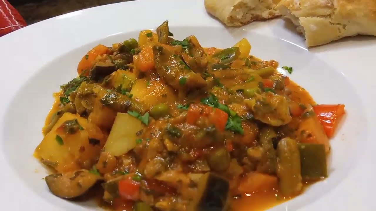 Средиземноморское овощное рагу - полезное и такое вкусное