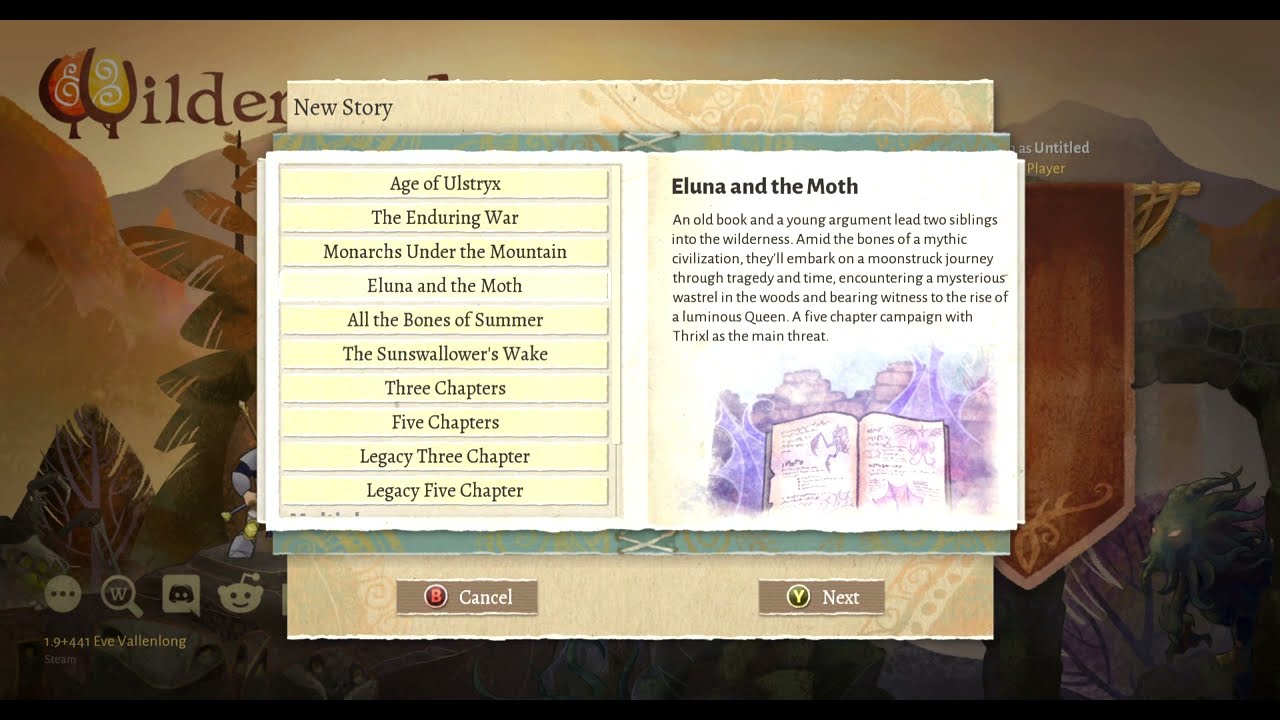 menu - Wildermyth OST