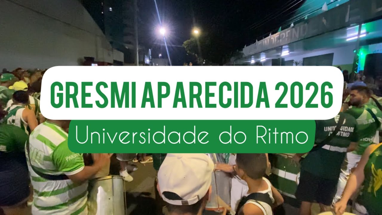 Bateria Universidade do Ritmo - GRESMI Aparecida 2026