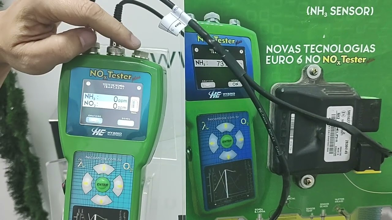 [Vídeo 167] LANÇAMENTO NOx TESTER  EURO 6 - TESTE NO SENSOR AMÔNIA