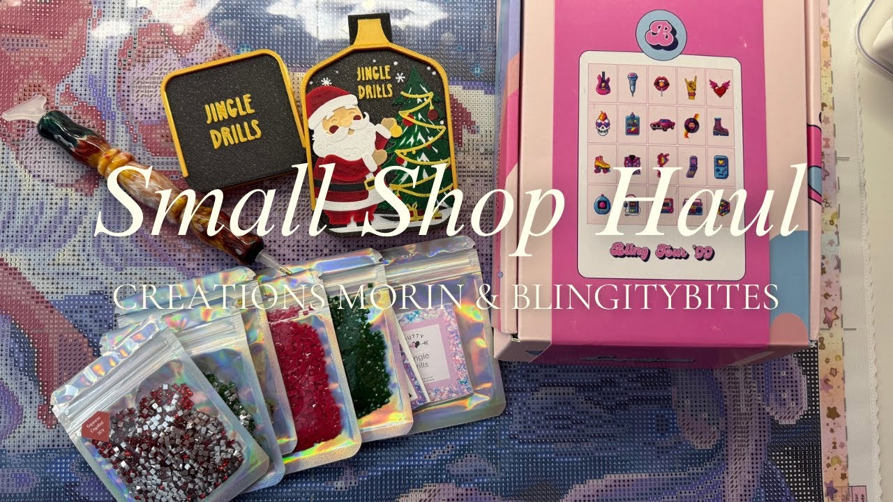 Small shop haul-Creations Morin & Blingitybites-won from 2 separate giveaways!