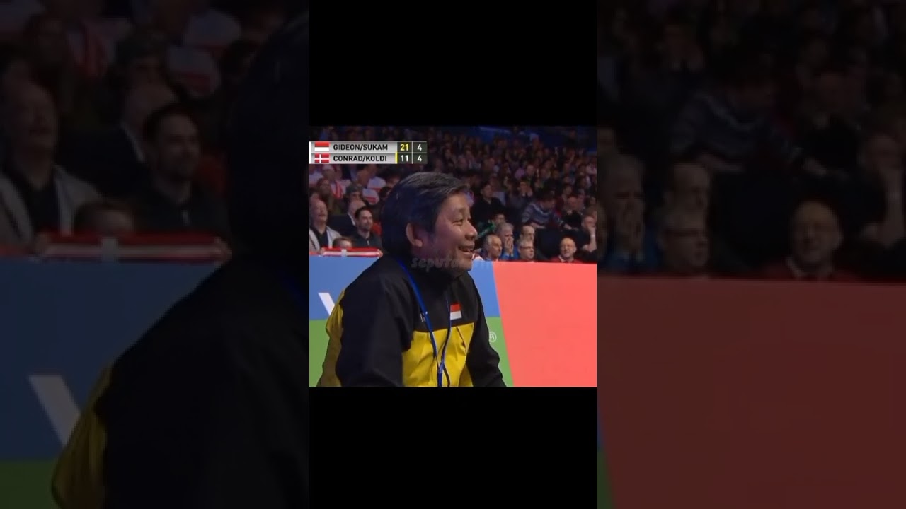ketika Kevin Sanjaya dicurangi wasit, langsung dibalas tengil 😂 #kevinsanjaya  #badmintonindonesia