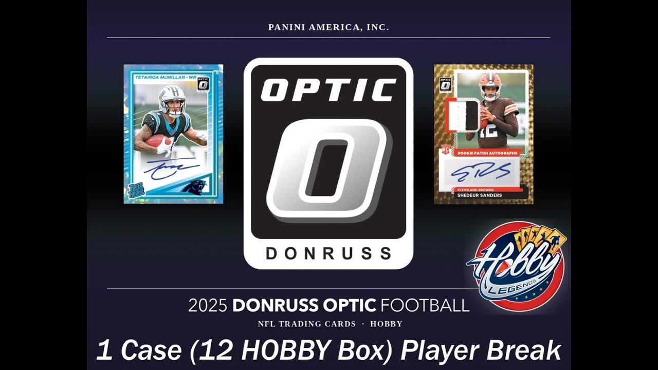 2025 DONRUSS OPTIC 1 Case (12 Hobby Box) Player Break #1 eBay Live 01/27/26
