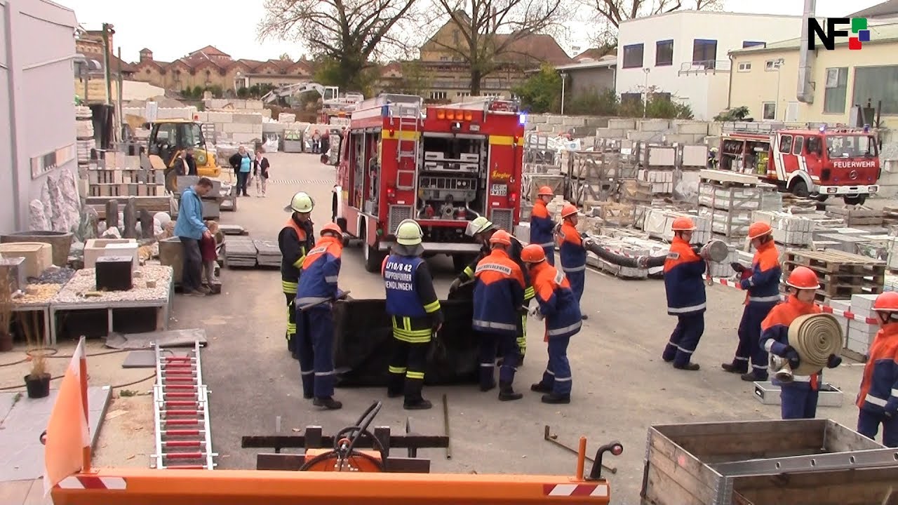 21.10.2017 - Jugendfeuerwehren aus Wendlingen, Oberboihingen und K&ouml;ngen &uuml;ben gemeinsam