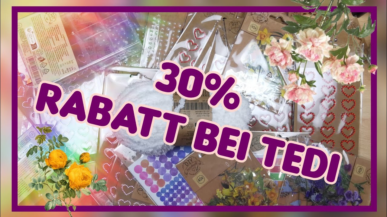 30% Auf Bastel-Sachen bei Tedi 🥰✨