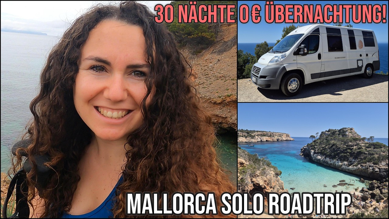 Krasse Mallorcatour: Solo Roadtrip mit Camper – 30 Nächte frei stehen & 0 € Übernachtung!
