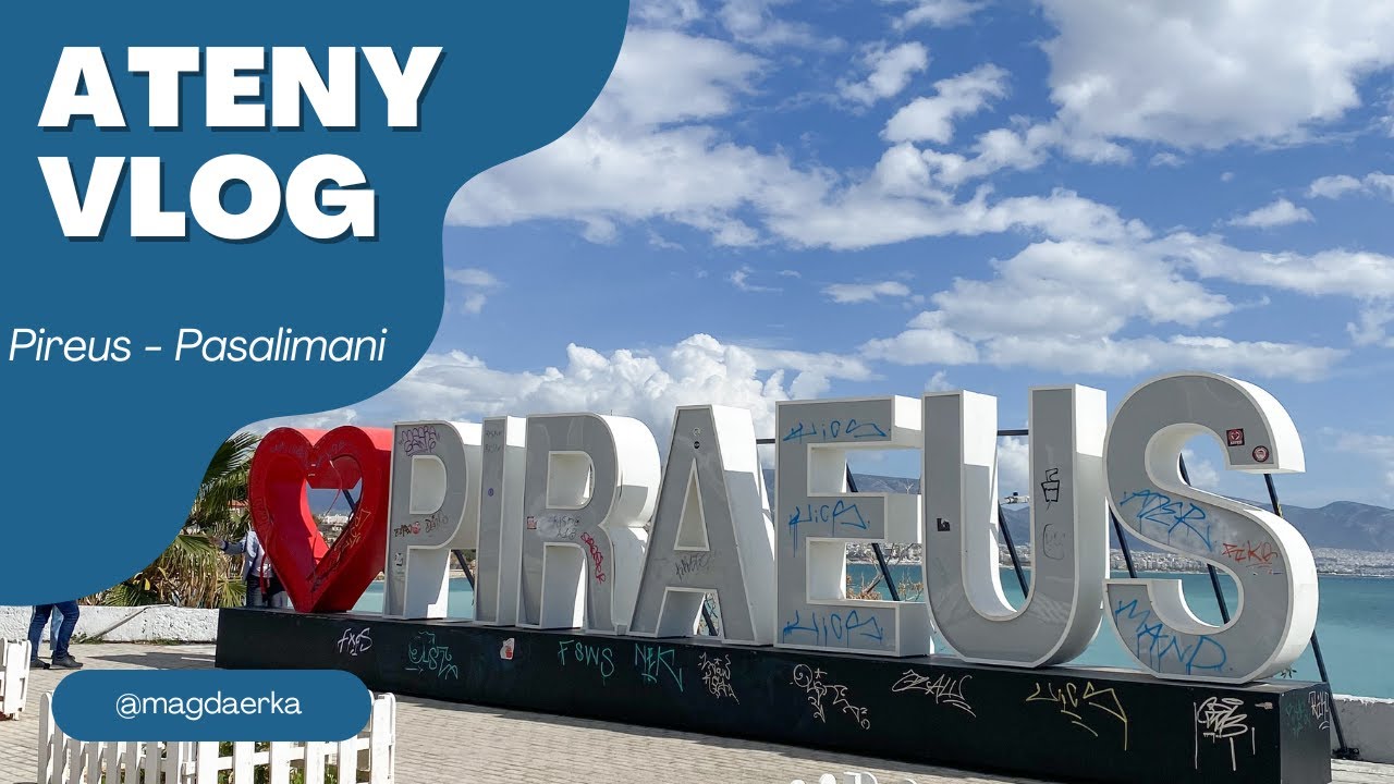 Spacer po Pasalimani. Pireus, Ateny 2024 vlog