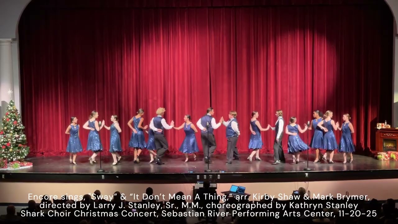 Encore sings, “Sway”, and ”It Don’t Mean A Thing, 