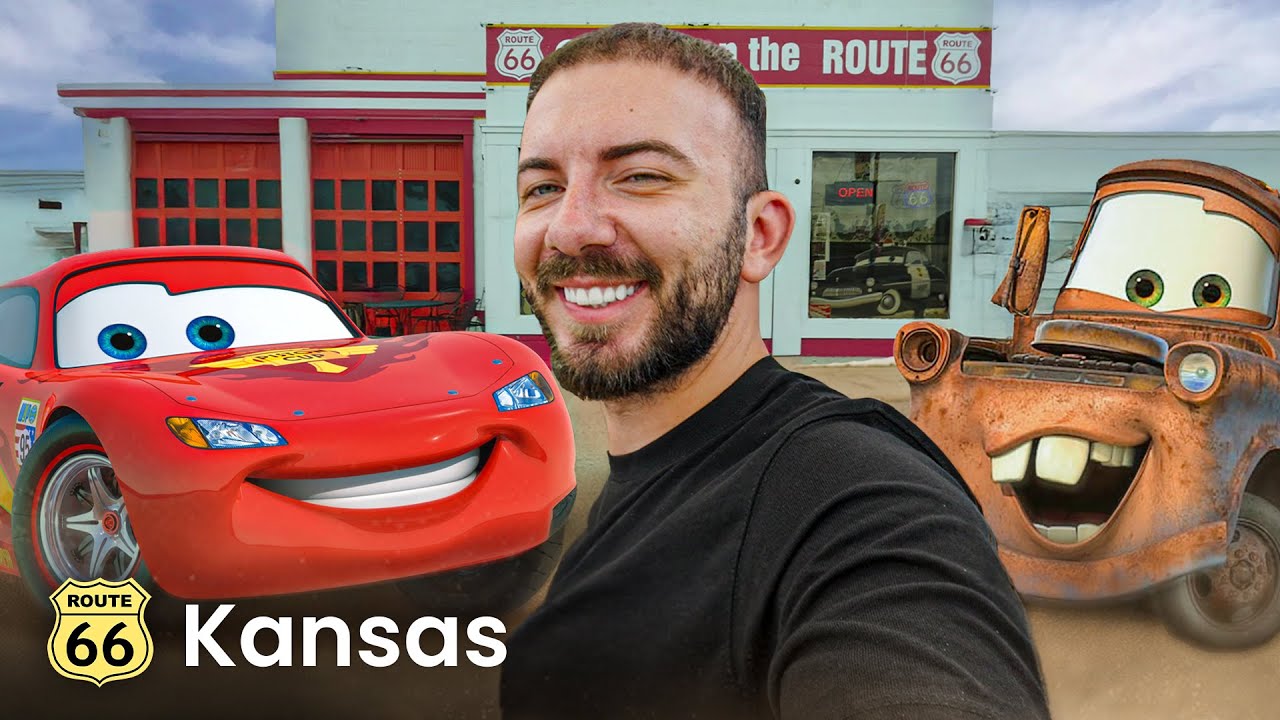 Cum arata Fulger McQueen si Bucsa in Realitate? (Cars Route 66)