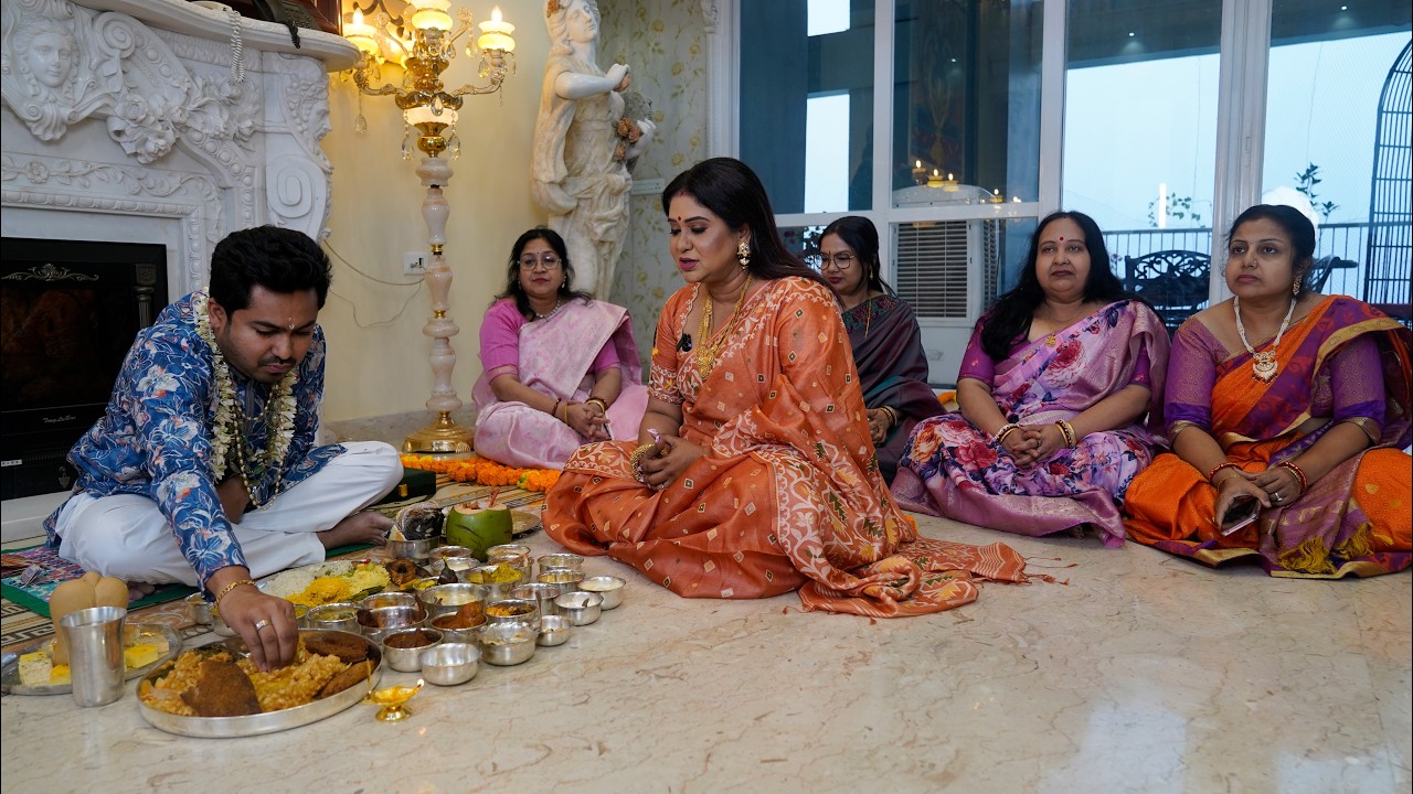 Sayantan's Aiburo Bhaat Ceremony | Bengali Pre Wedding Rituals | Family Celebration