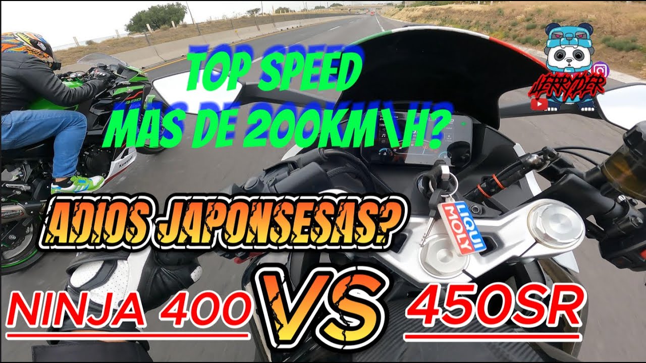 NINJA400 VS 450SR|🔥 TOP SPEED CF MOTO 450SR| JERRYDER| MEXIC0🇲🇽