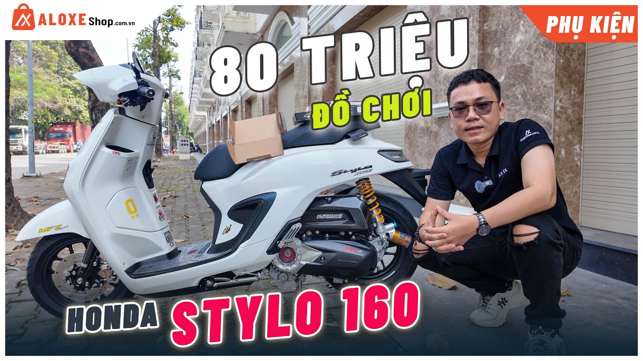 Что есть в версии Honda Stylo 160 ABS Sporty White Black за 80 миллионов донгов? Привет, Xe!
