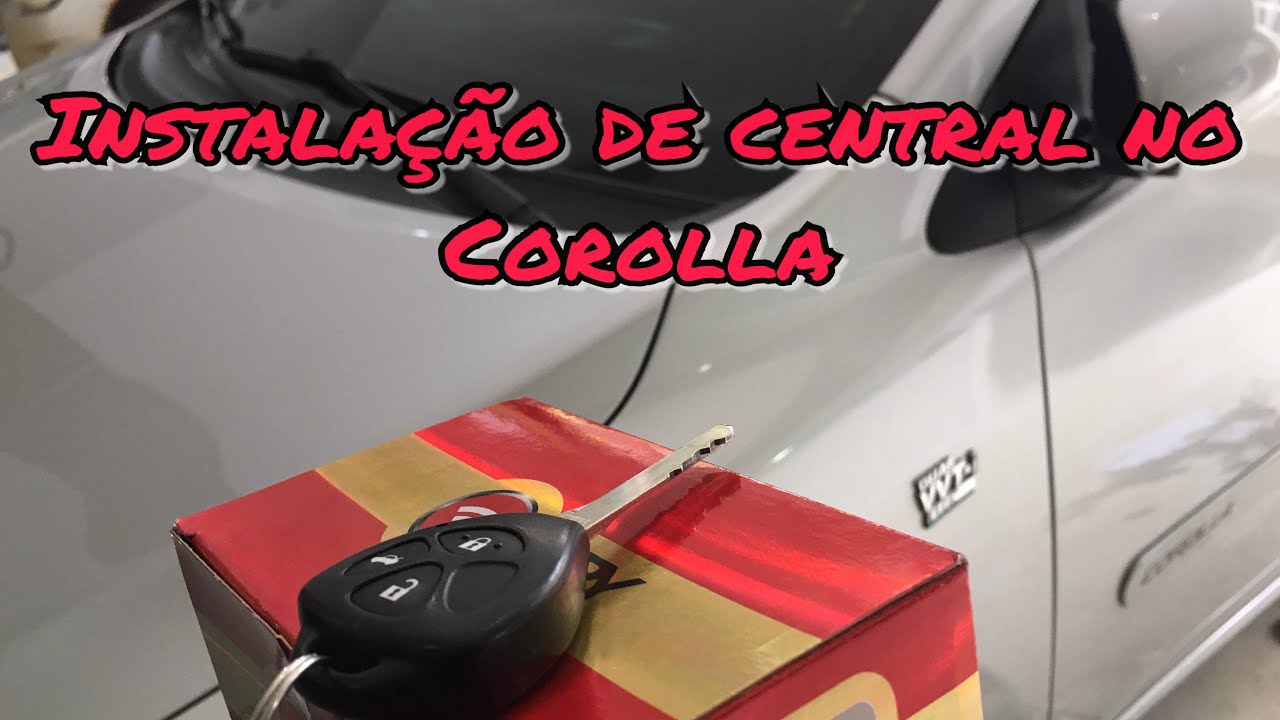 Instalação do Módulo Subida de  Vidros ,rebatimento retrovisor e Tilt Down Corolla