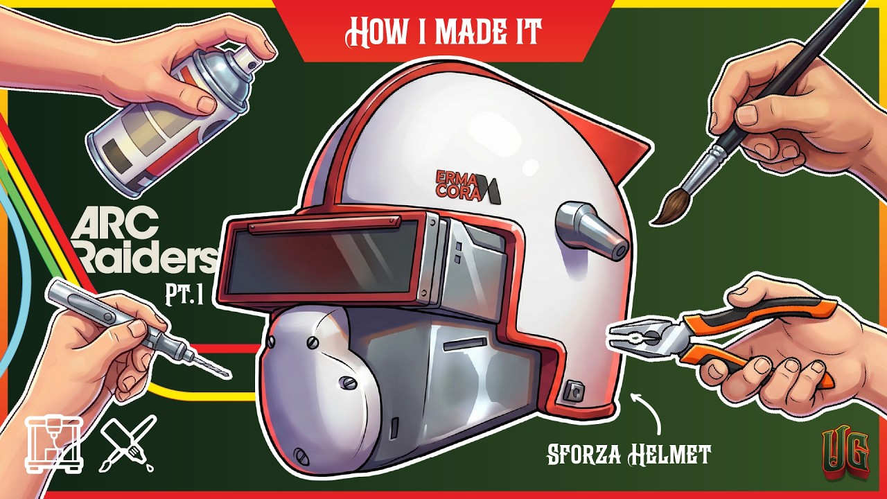 How I made the Sforza Helmet(Arc Raiders) 한굴자막🇰🇷