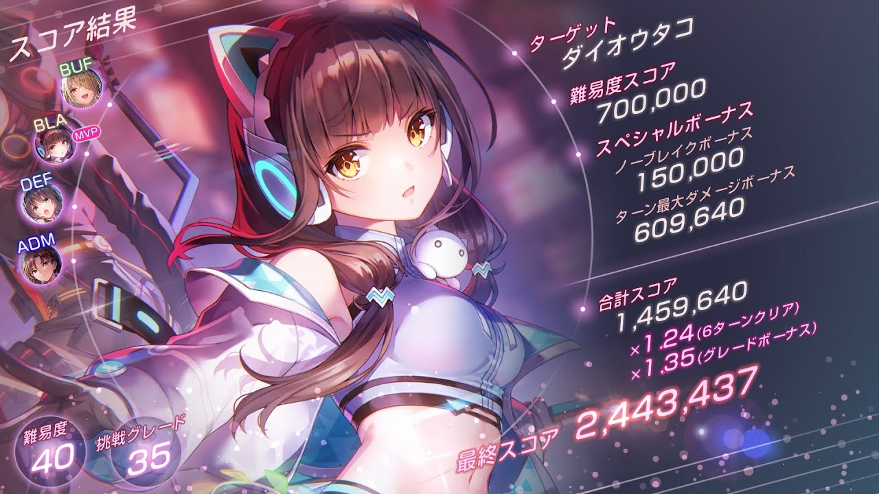 【ヘブバン】スコアタ79　2枠完全フリー240万