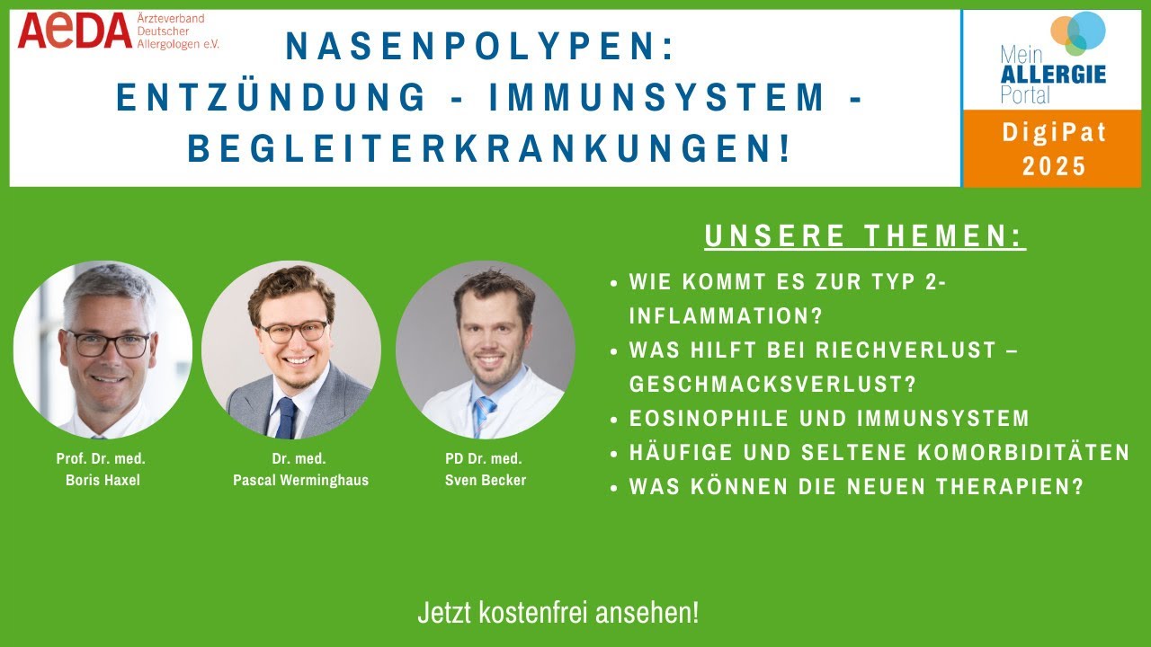 DigiPat Nasenpolypen: Entzündung - Immunsystem - Begleiterkrankungen!