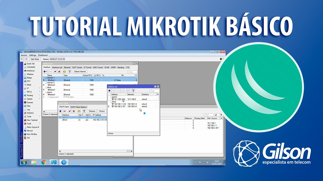 Tutorial - Configuração Básica do Mikrotik (nat, pppoe, dhcp, etc)