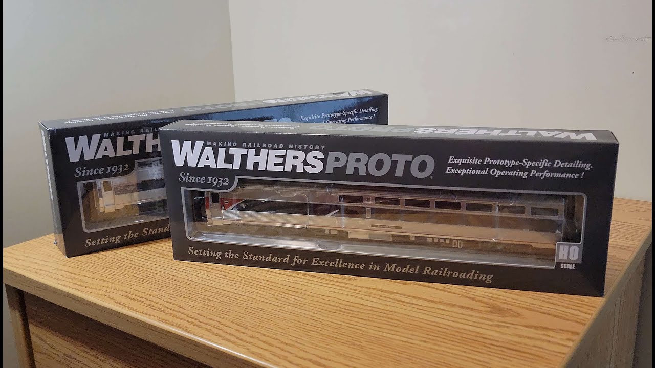 WalthersProto HO Amtrak Viewliner I Sleeper Phase VII & VI Unboxing