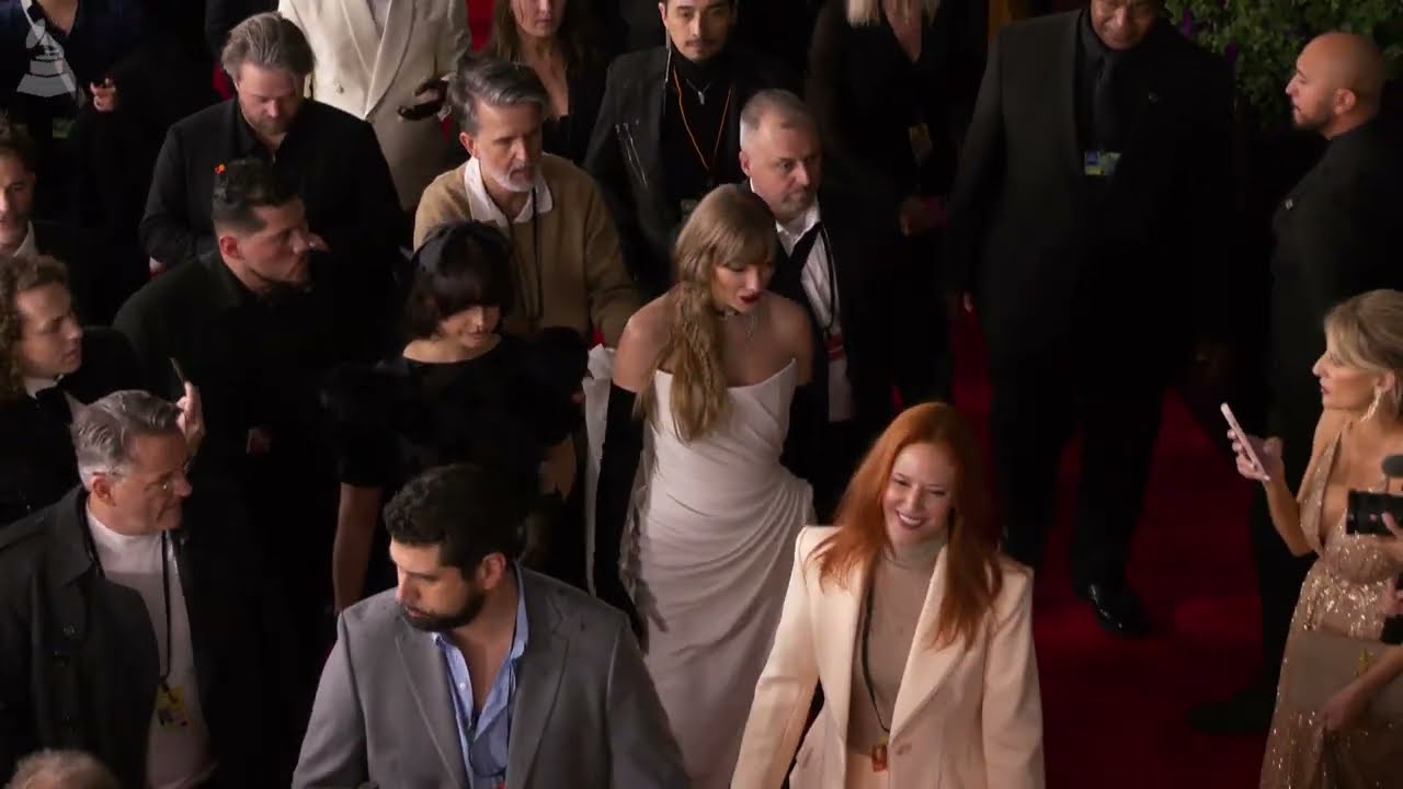 TAYLOR SWIFT At The 2024 GRAMMYs Red Carpet
