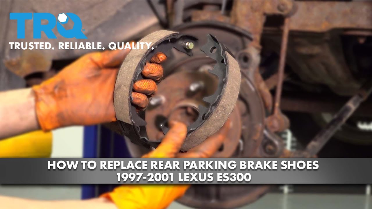 How to Replace Rear Parking Brake Shoes 1997-2001 Lexus ES300