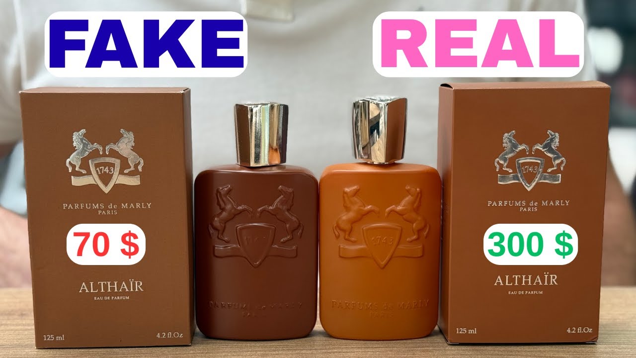 Fake vs Real Parfums De Marly Althaïr Perfume 125 ml