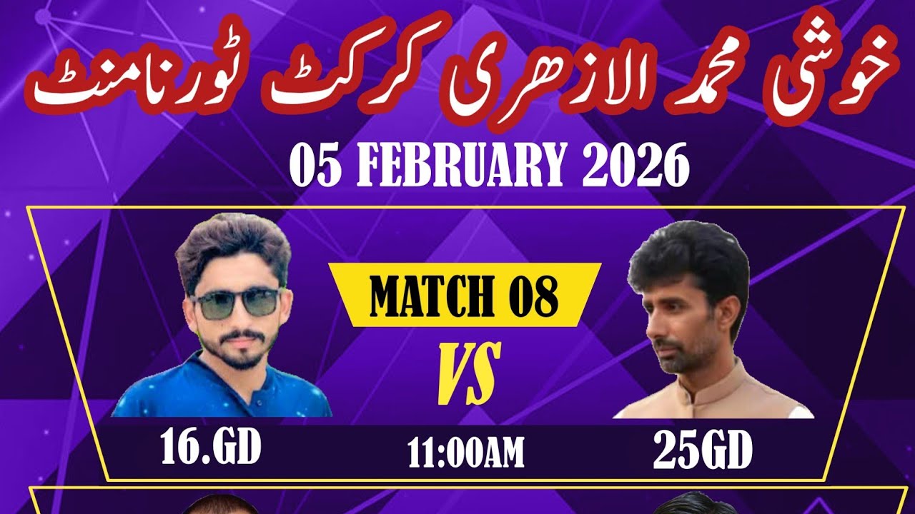 Match 8 1st innings KCC16GD VS 25.GD at 16GD 