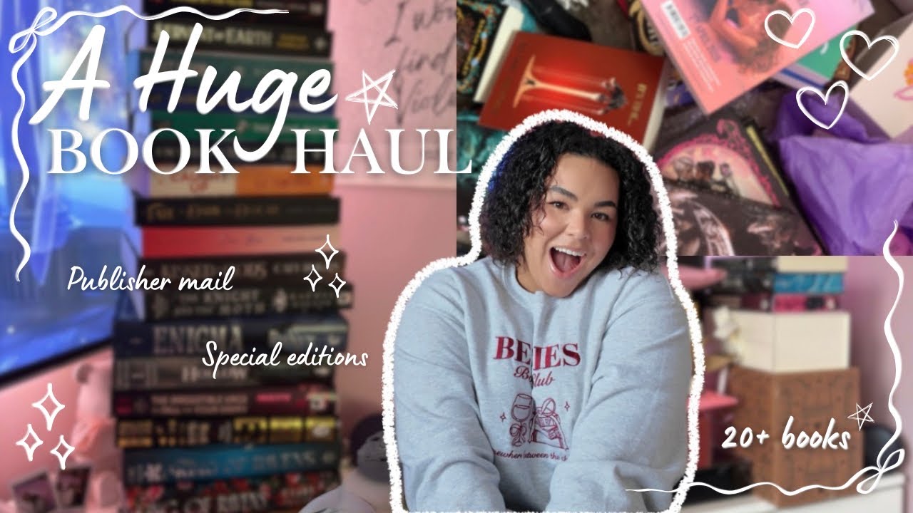 A HUGE Book Haul📖✨🤍🧚🏽‍♀️(20+ books special editions, publish mail, proofs and gorgeous PR packages)
