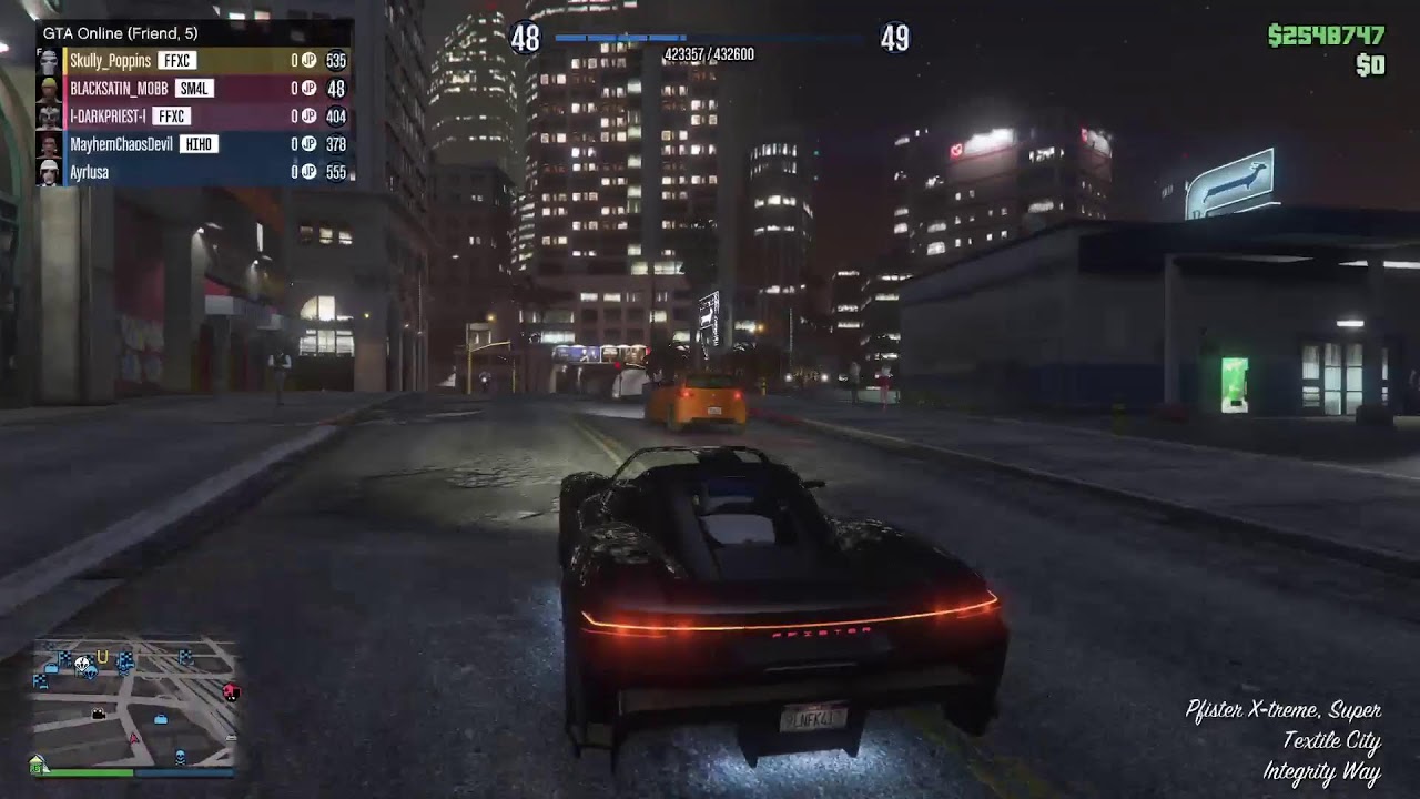 BLACKSATIN_MOBB GTA ONLINE (GCTF)CUTTING Up )LOBBY TAKEOVER)LS-CARMEET BUY AND SELL