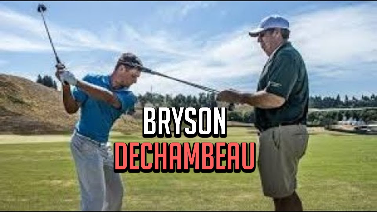 GOLF SWING ANALYSIS of Bryson DECHAMBEAU with HIS WORLD CLASS COACH