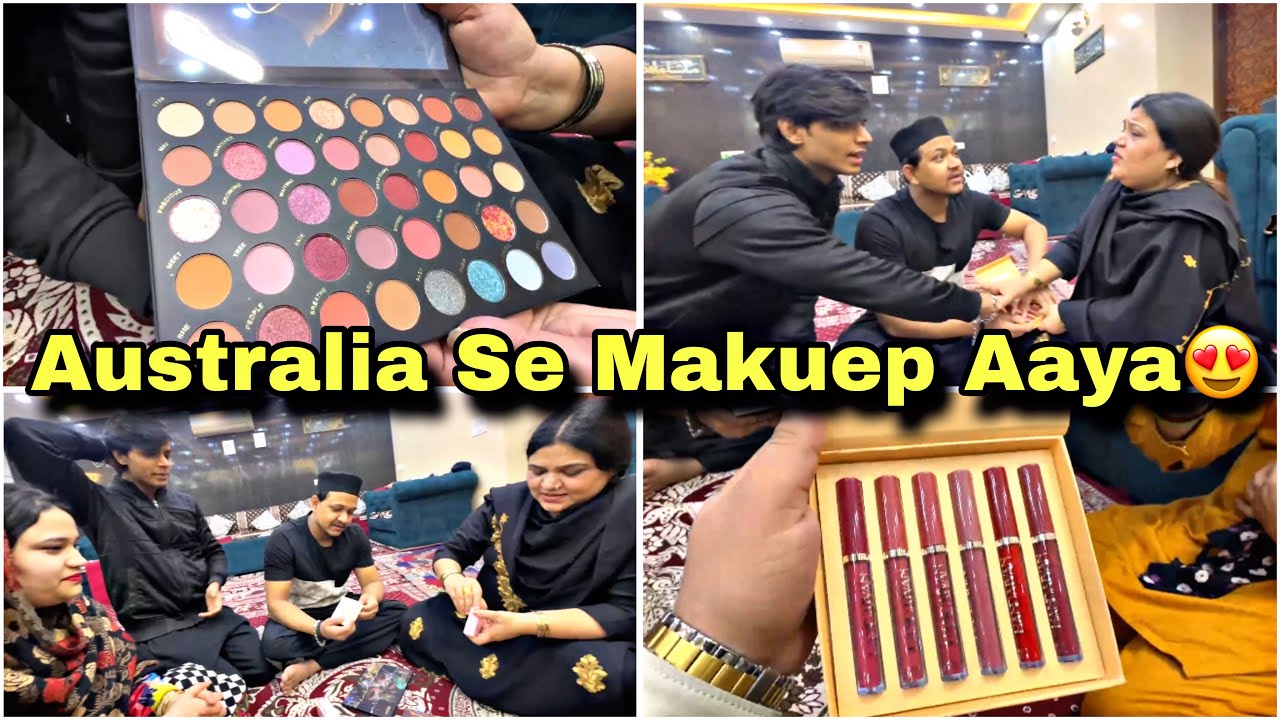 Australia Se Aaya Makuep or Gifts😍 || Family Vlogs ||