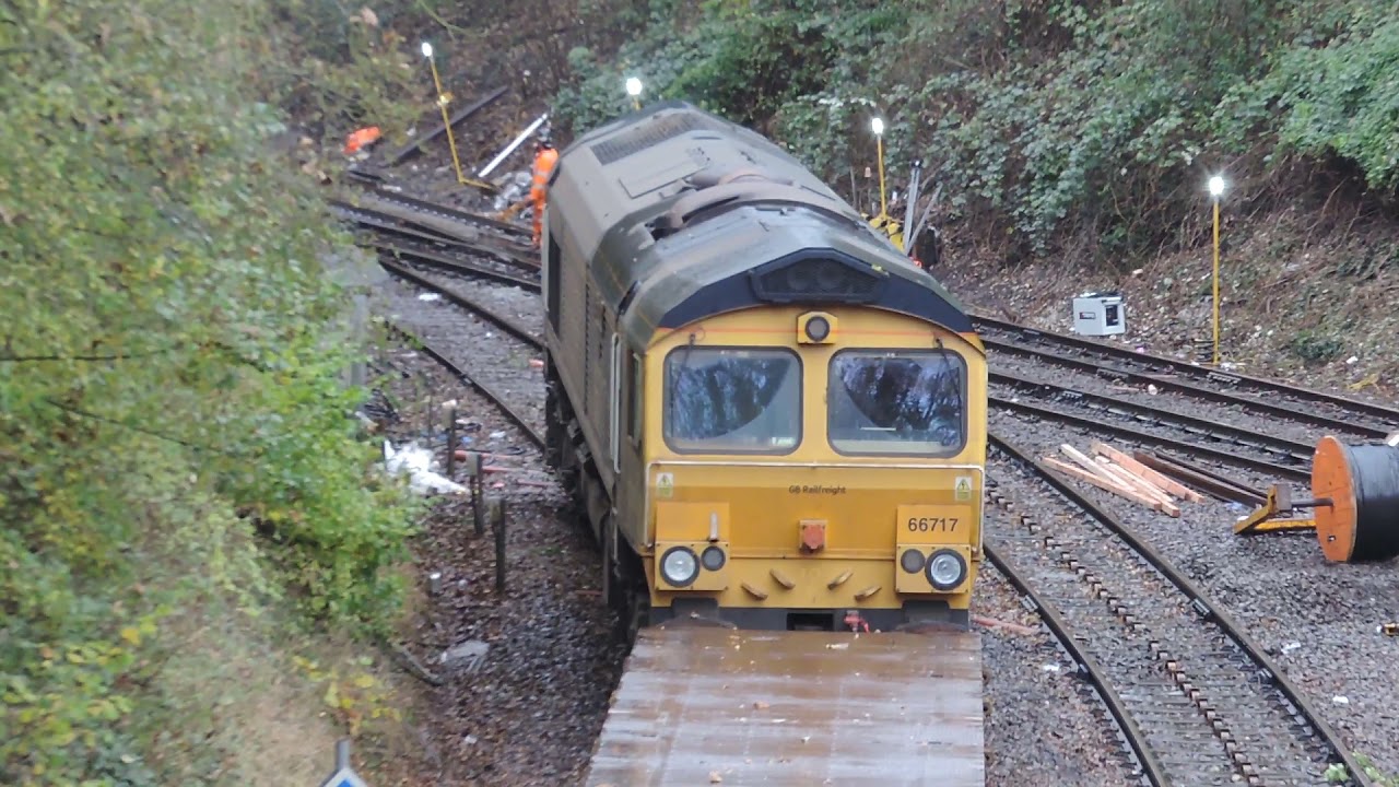 the engineering works at salisbury tunnel junction