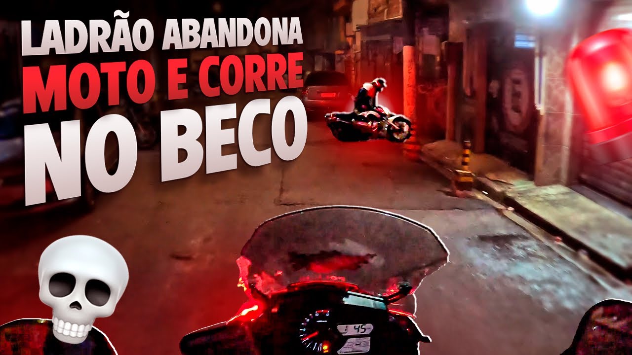 ROCAM identifica moto usada em roubo e suspeito abandona o veículo na fuga - ROCAM CAPÃO