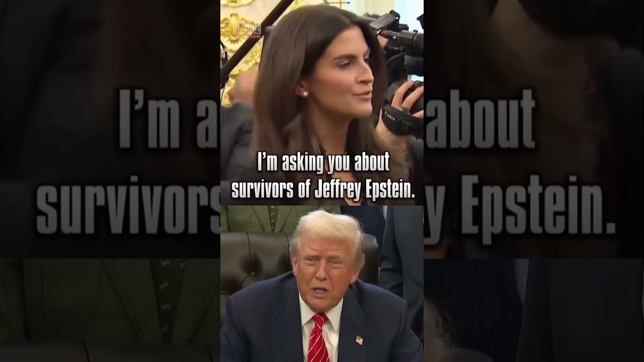 Jeffrey Epstein Questions Cause Trump To Lash Out At Reporter #shorts