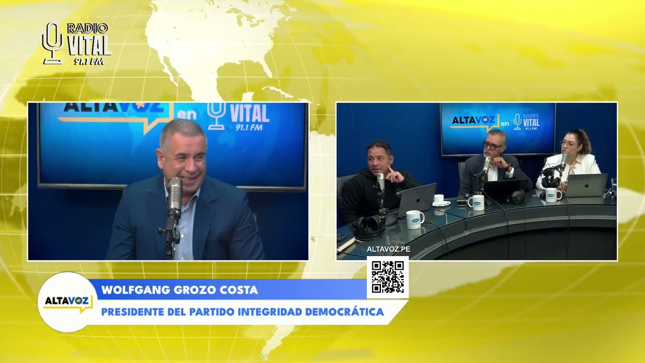 Altavoz -  Wolfgang Grozo Costa - Presidente del Partido Integridad Democrática (Primer Bloque)