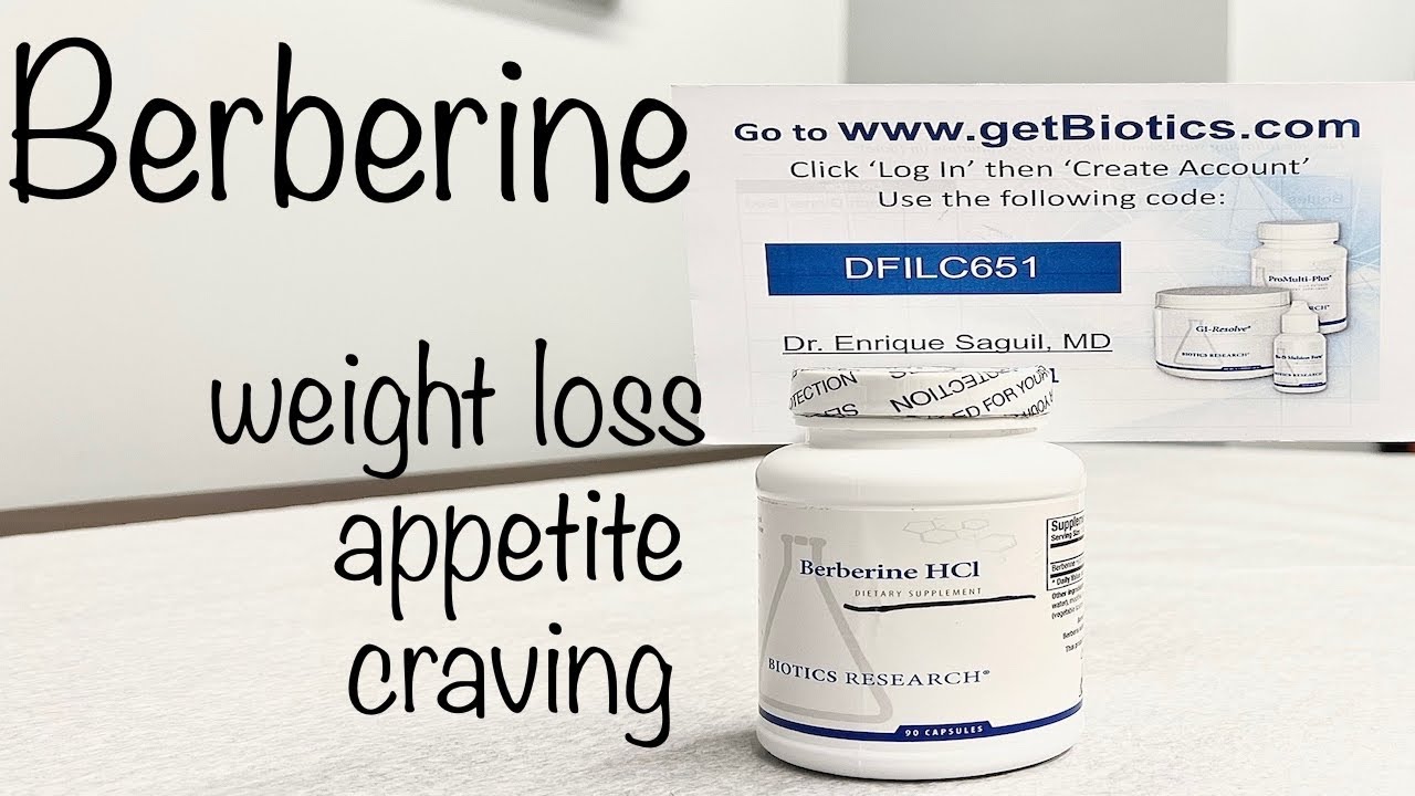 New Berberine for Appetite Insulin Resistance and Cholesterol