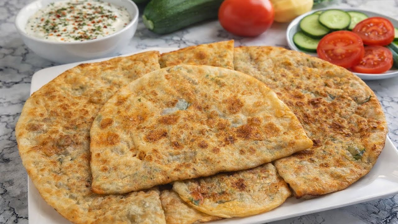 Afghan Bolani – Perfect Crispy Flatbread for Iftar. بولانی ترکاری خوش رنگ خوشمزه فوق‌العاده افطاری 