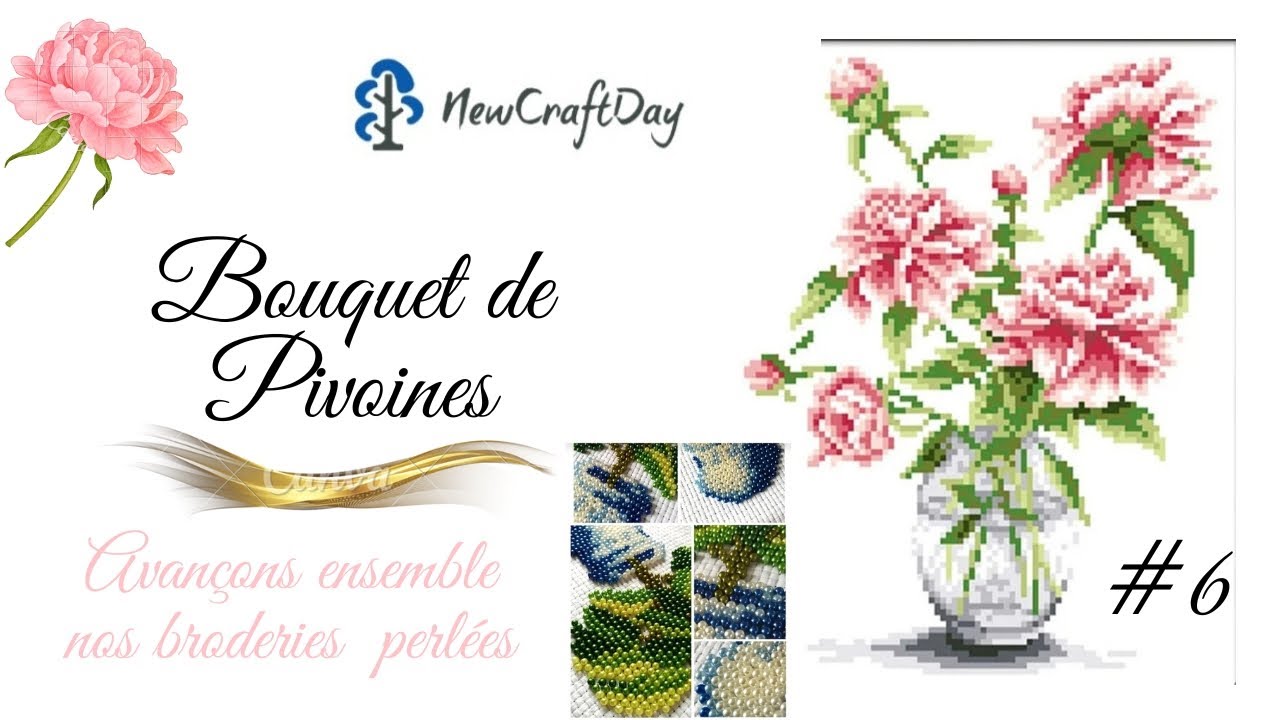 Moment broderie perlée  #pointdecroix #crossstitch #stampedcrossstitch