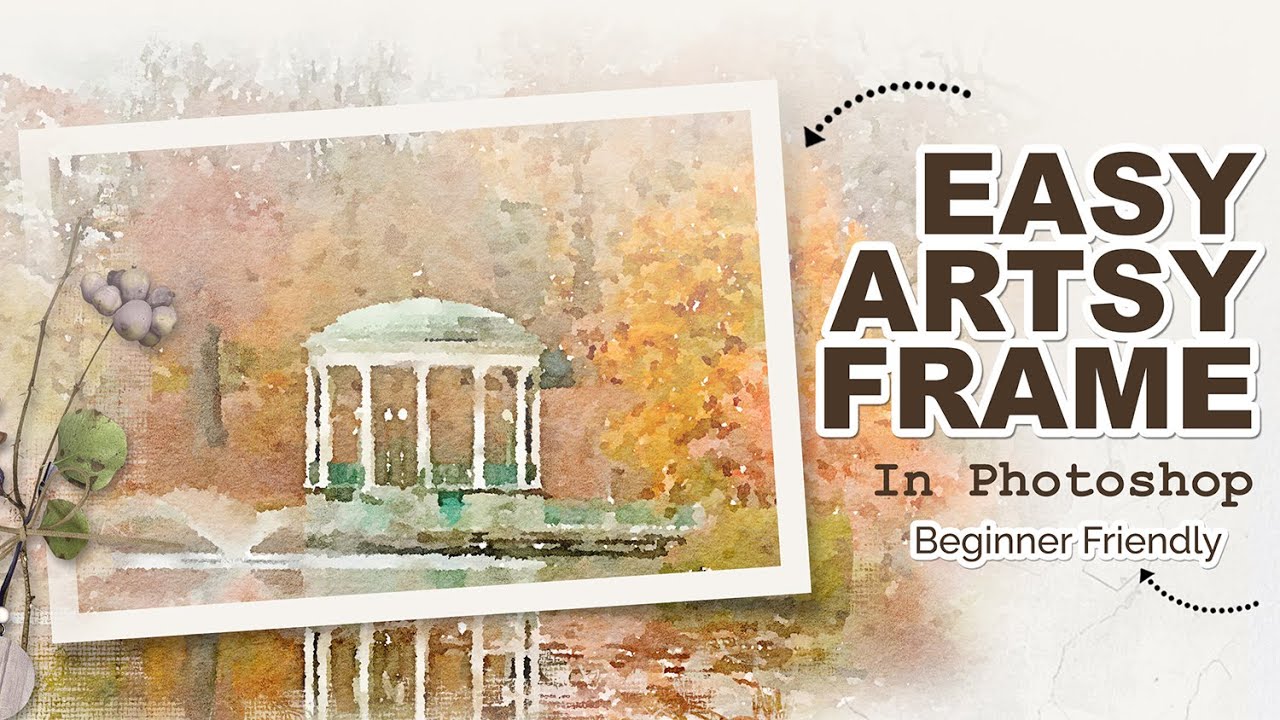 DIY Artsy Scrapbook Frames | Photoshop Tutorial for Beginners
